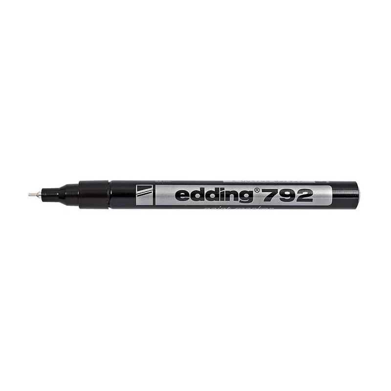 Маркер edding Paint e-792/01, 0,8 мм тонкий чорний